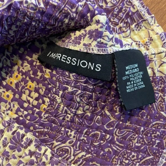 Stretchy y2k crinkle pleated top, medium - Picture 5 of 8